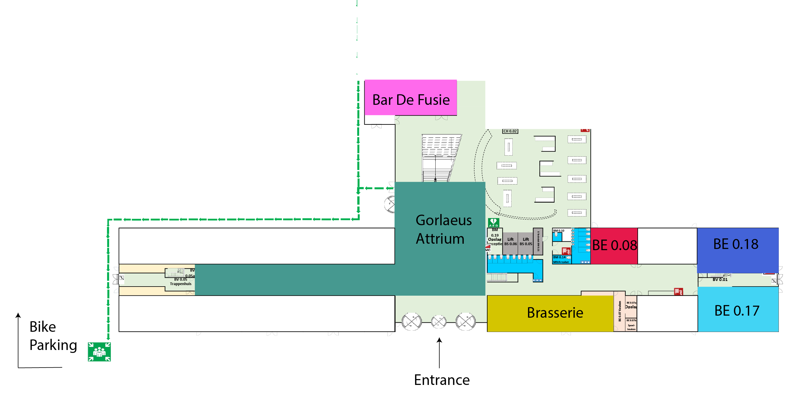Gorlaeus building ground floor
