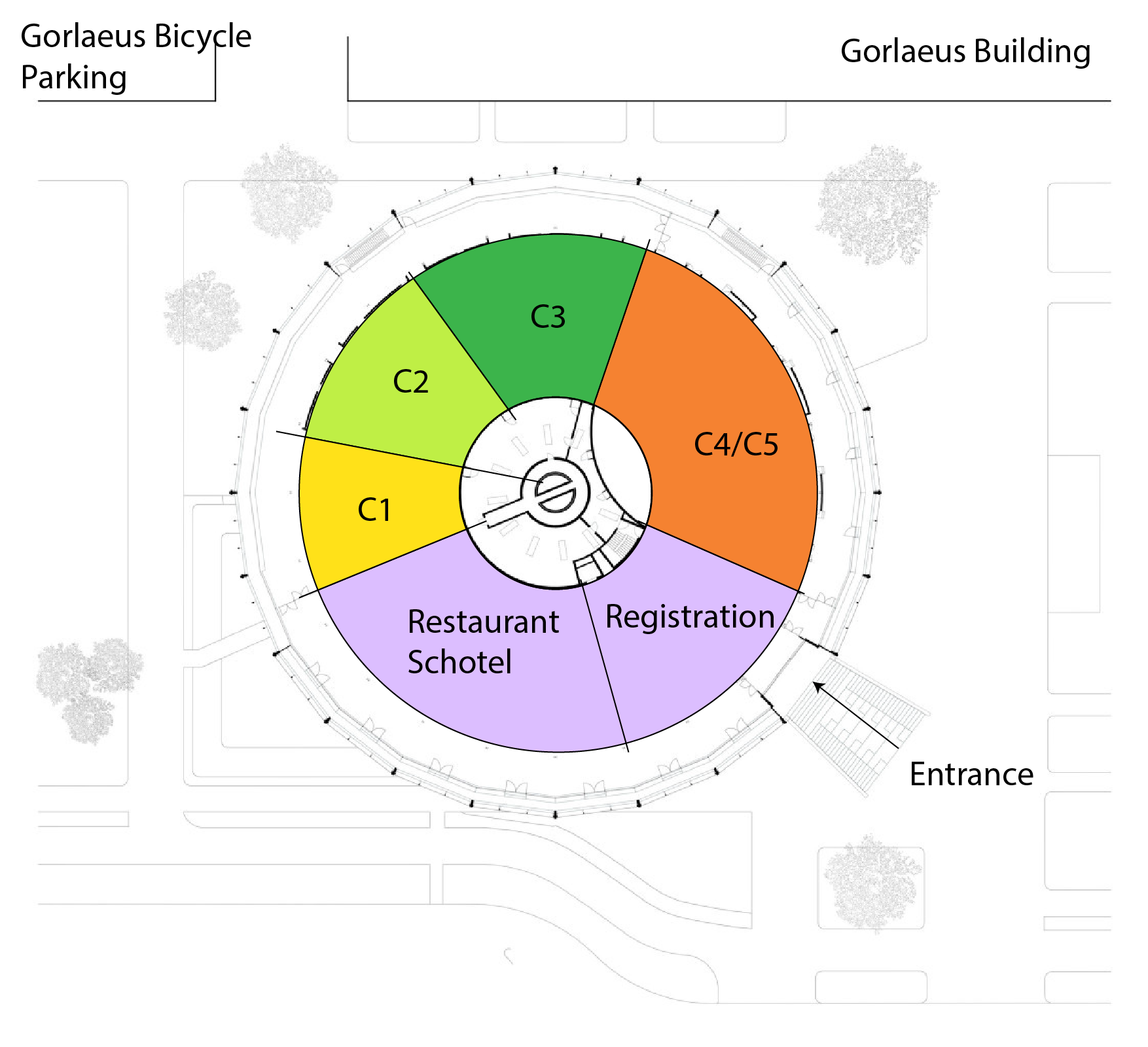 Lecture hall floorplan